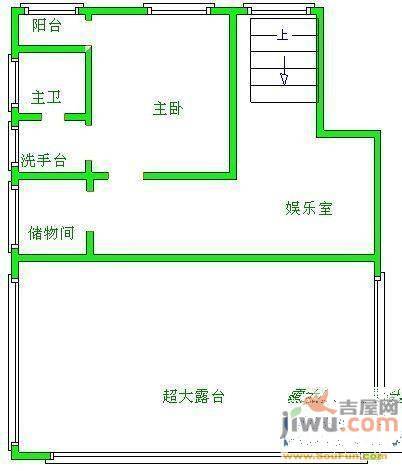 听涛园3室2厅1卫114㎡户型图