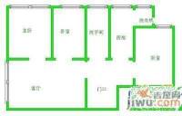 兴关路小区3室2厅1卫110㎡户型图