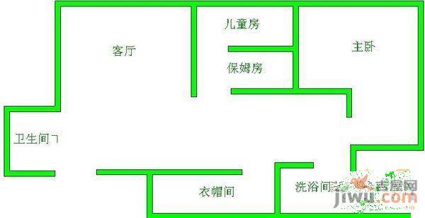 凯旋门大厦3室2厅2卫177㎡户型图