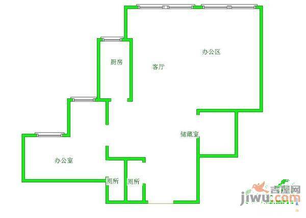 凯旋门大厦3室2厅2卫177㎡户型图