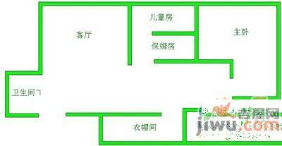 凯旋门大厦3室2厅2卫177㎡户型图