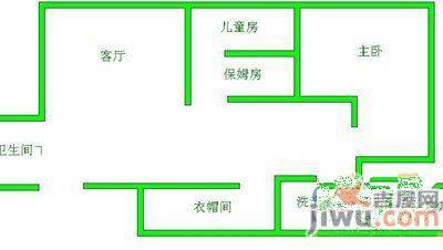 凯旋门大厦3室2厅2卫177㎡户型图