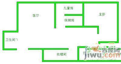 凯旋门大厦3室2厅2卫177㎡户型图