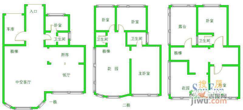 丽水铭苑6室2厅4卫户型图