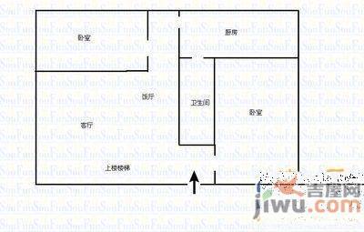 康瑞苑2室1厅1卫91㎡户型图