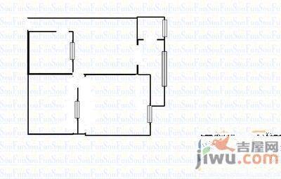 康瑞苑2室1厅1卫91㎡户型图