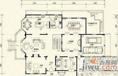 西亚山庄0室4厅5卫300㎡户型图