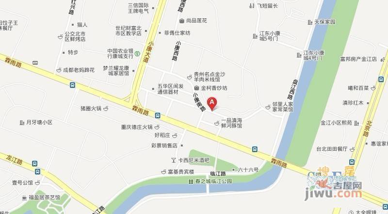 江东小康城位置交通图2