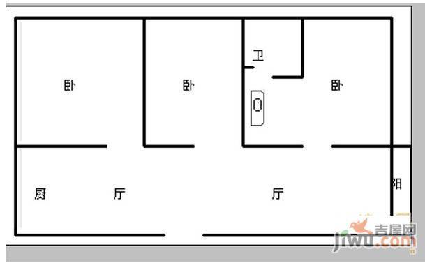云铜时代4室2厅2卫131㎡户型图
