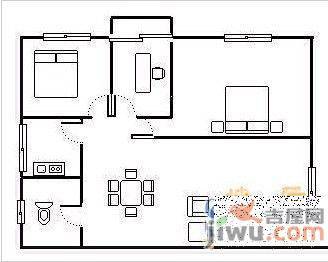 省人大小区4室2厅2卫137㎡户型图