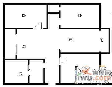 西翥园3室2厅2卫108㎡户型图