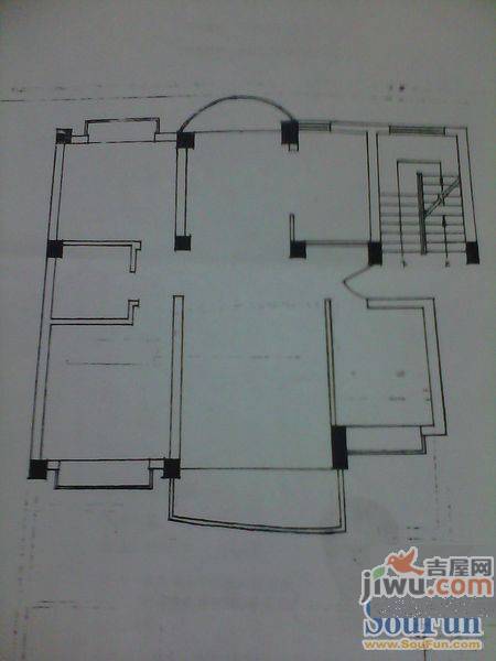 昆明人家3室2厅2卫70㎡户型图