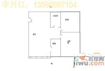 东方广场3室2厅2卫135㎡户型图