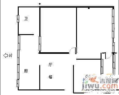 曙光小区2室1厅1卫72㎡户型图