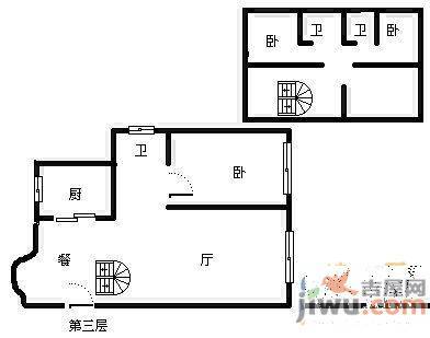 金枫苑5室2厅2卫211㎡户型图