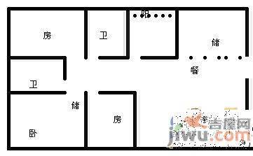 碧水蓝天4室2厅2卫156㎡户型图