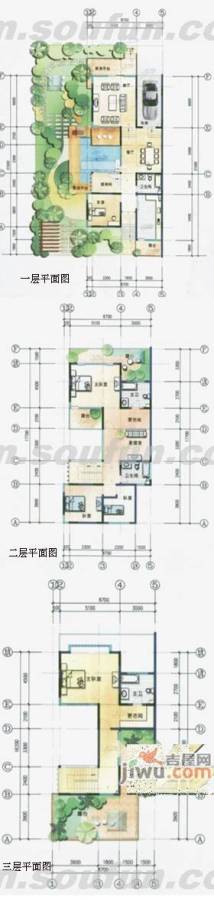 滇池时光玉景别墅5室3厅4卫314.1㎡户型图