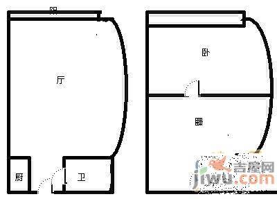 时代广场4室2厅2卫140.4㎡户型图