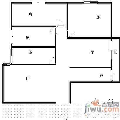 时代广场4室2厅2卫140.4㎡户型图