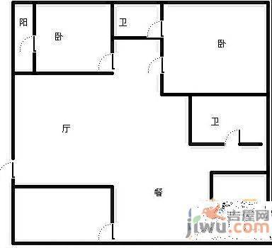 金牛小区4室2厅2卫156㎡户型图