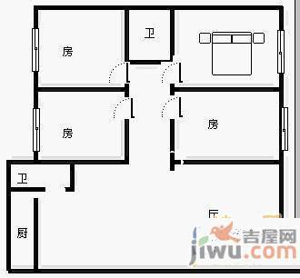 翠丽苑0室2厅2卫户型图