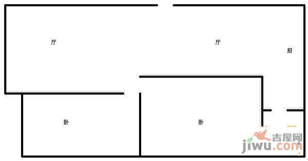 中产阳光果香3室2厅1卫98㎡户型图