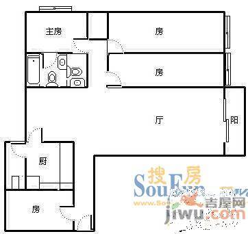 顺城4室2厅2卫218㎡户型图