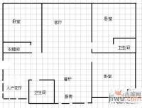 顺城豪庭4室2厅2卫163㎡户型图