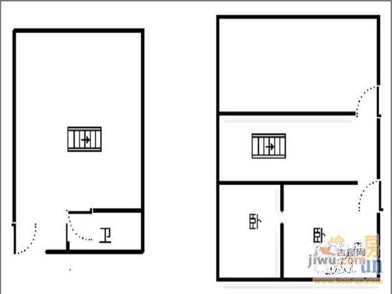 鸿城广场1室1厅1卫80㎡户型图