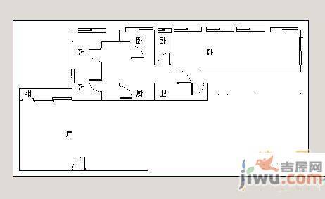 柏联广场5室2厅1卫195㎡户型图