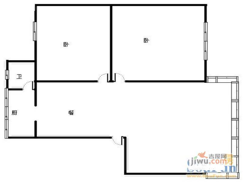 福林广场4室2厅2卫户型图