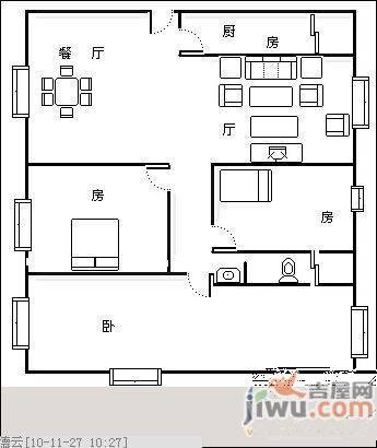 五星彩园7室3厅2卫300㎡户型图