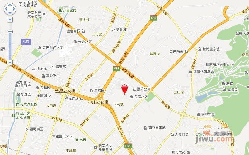 四季花语位置交通图图片
