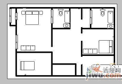 金寿园5室3厅3卫207㎡户型图