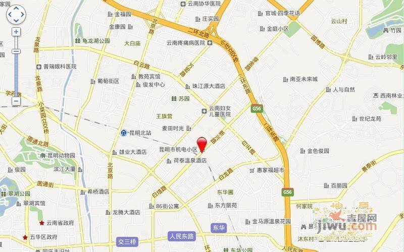 机电小区位置交通图图片