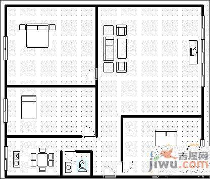 巴士西苑2室2厅1卫户型图