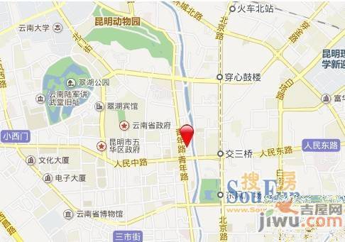 临江花园位置交通图图片