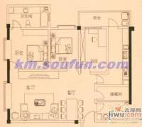 翠羽丹霞3室2厅2卫134.3㎡户型图