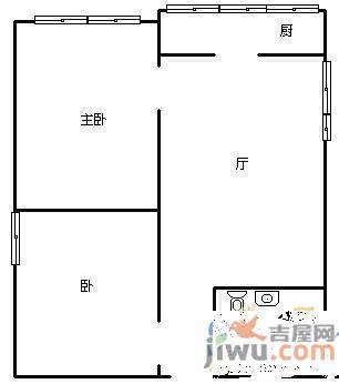 丽春苑2室2厅1卫户型图