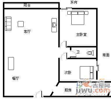 银海国贸花园5室2厅2卫200㎡户型图