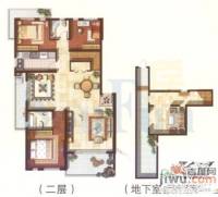 实力上筑3室2厅2卫121.2㎡户型图