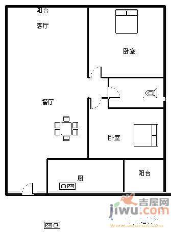 第一国际4室2厅3卫153㎡户型图