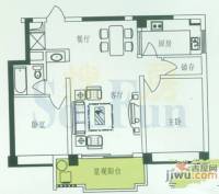 德尚国际村2室2厅1卫86.5㎡户型图