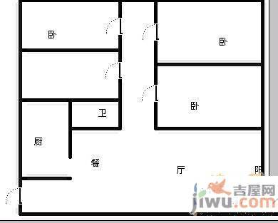 春怡雅苑4室2厅2卫157㎡户型图