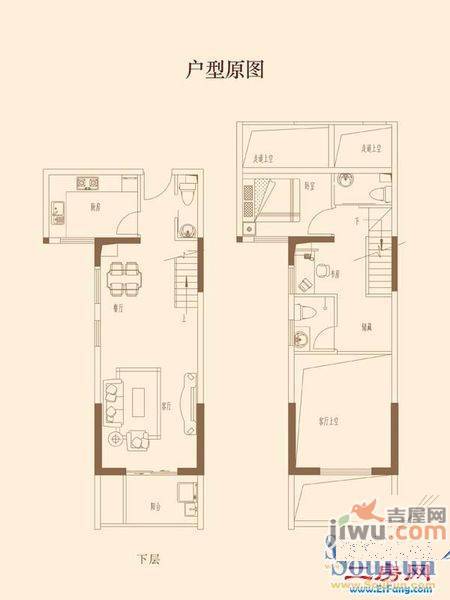 波西米亚花园4室3厅3卫201㎡户型图