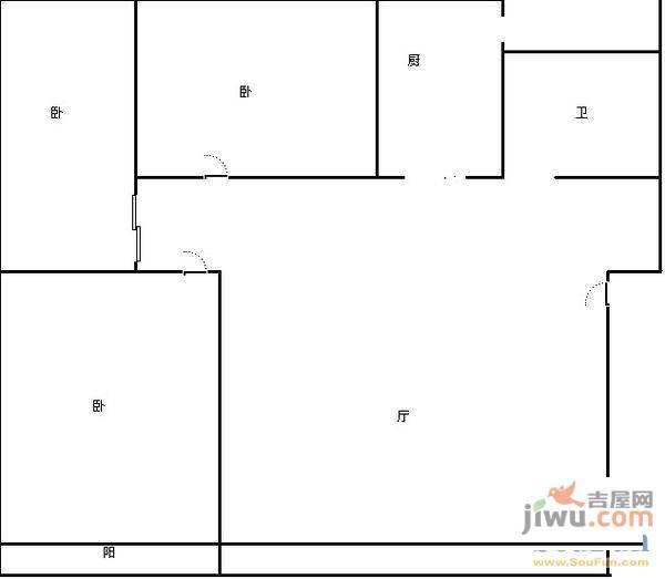 五星彩园7室3厅2卫300㎡户型图