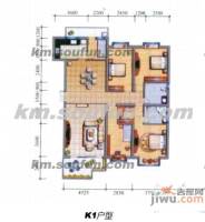 创意英国温莎堡4室2厅2卫151㎡户型图