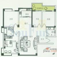 德尚国际村4室2厅2卫141.4㎡户型图