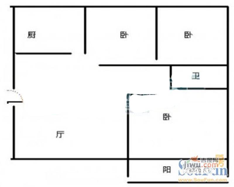 时代风华一期8室2厅3卫277㎡户型图