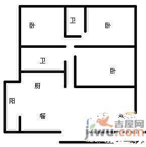 时代风华一期8室2厅3卫277㎡户型图